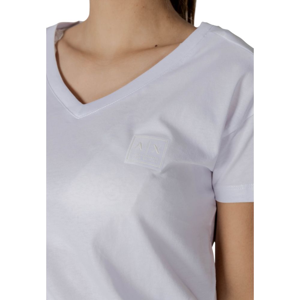 Armani Exchange White Cotton T-Shirt | Regal Royce