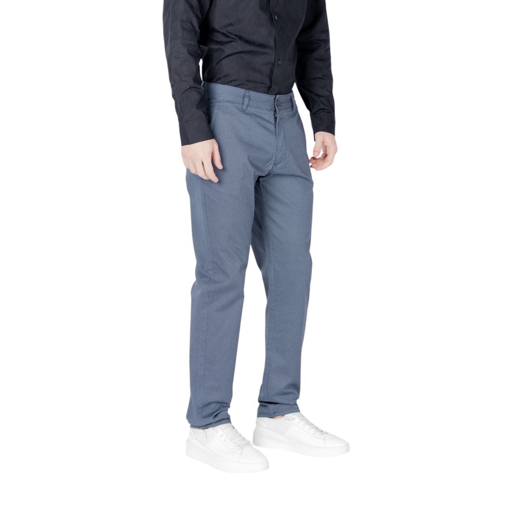 Armani Exchange Blue Cotton Skinny Pants | Regal Royce