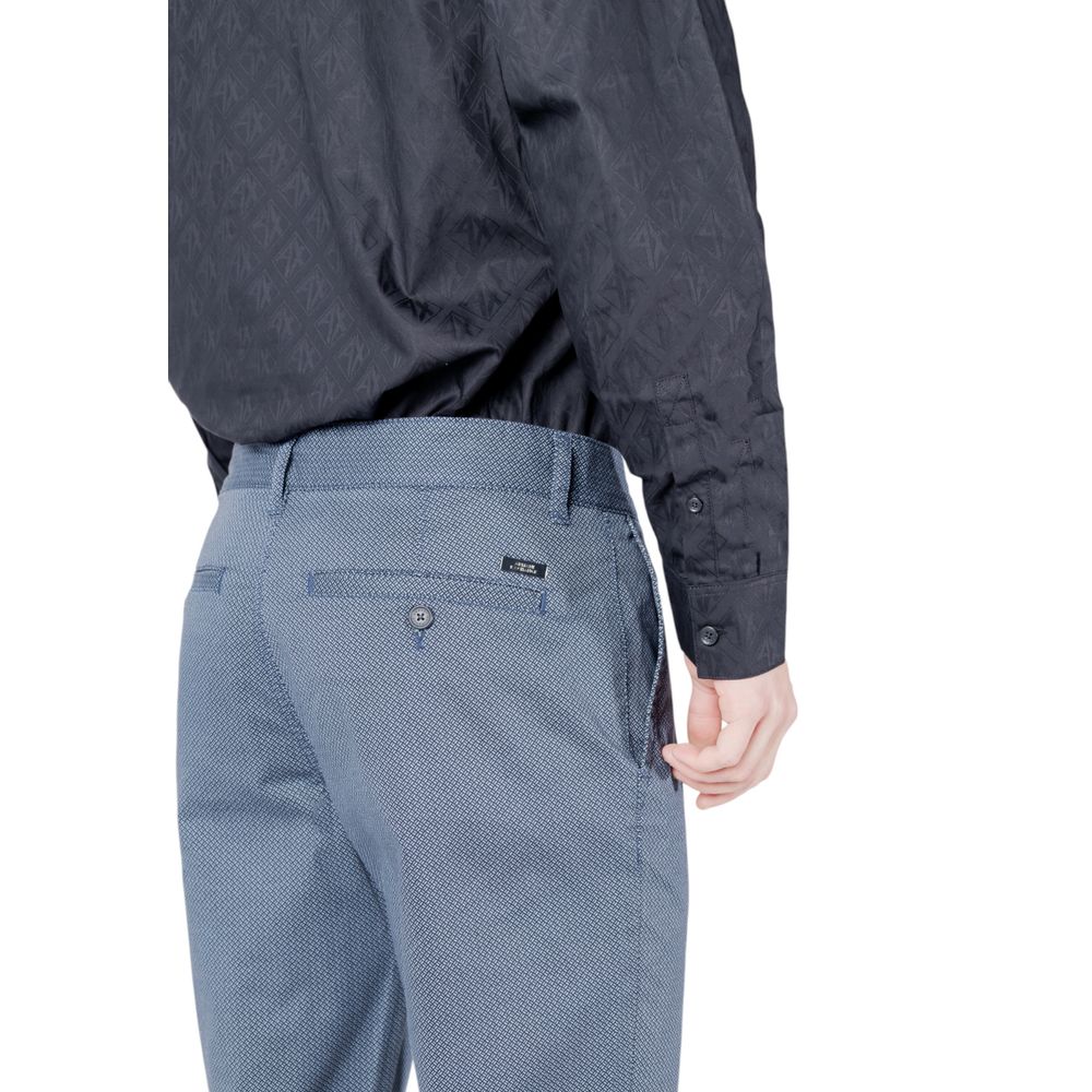 Armani Exchange Blue Cotton Skinny Pants | Regal Royce