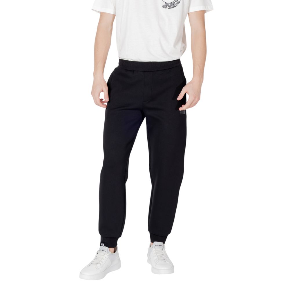 Armani Exchange Black Cotton Joggers (Workout Pants) | Regal Royce