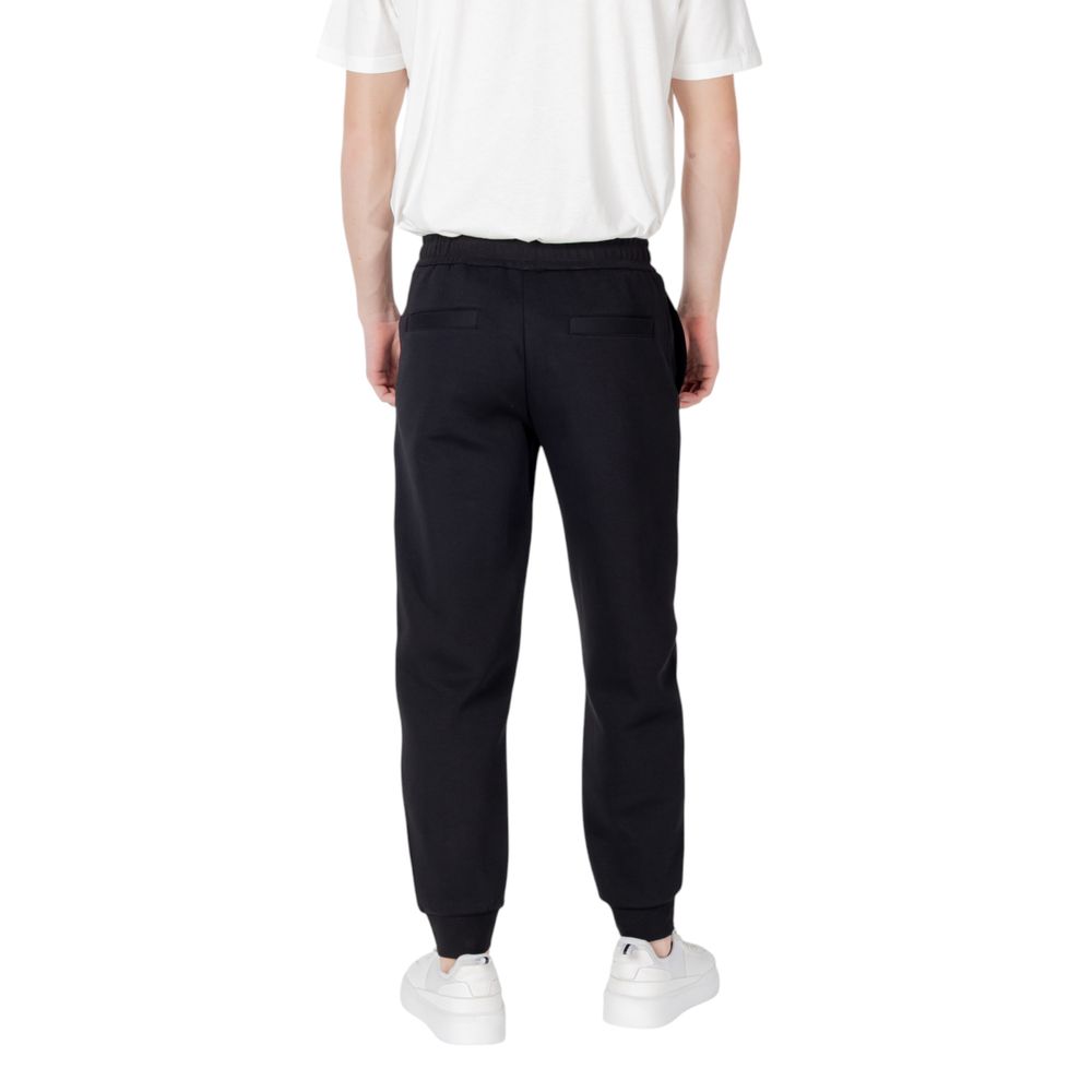 Armani Exchange Black Cotton Joggers (Workout Pants) | Regal Royce