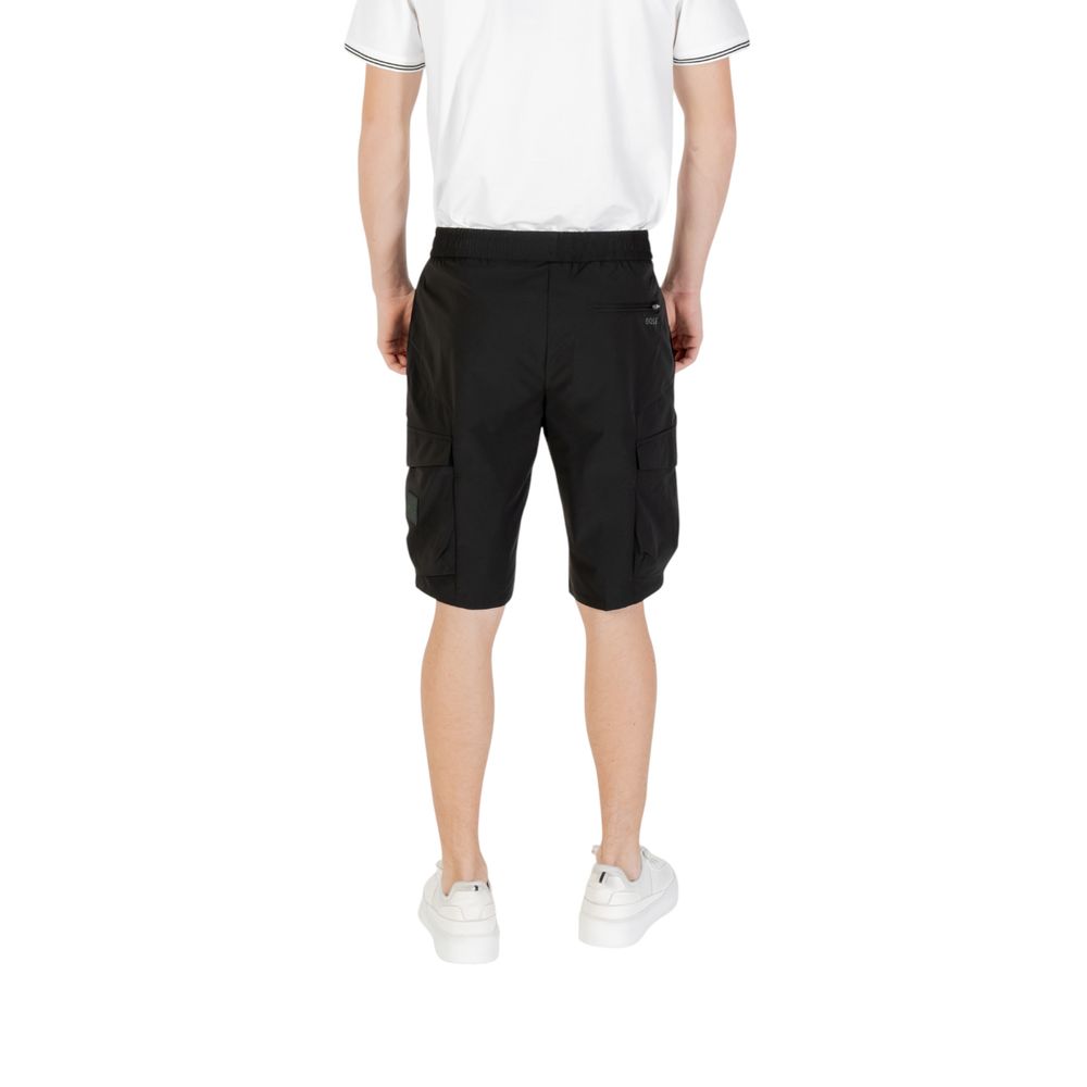 Hugo Boss Black Polyester Bermuda Shorts | Regal Royce