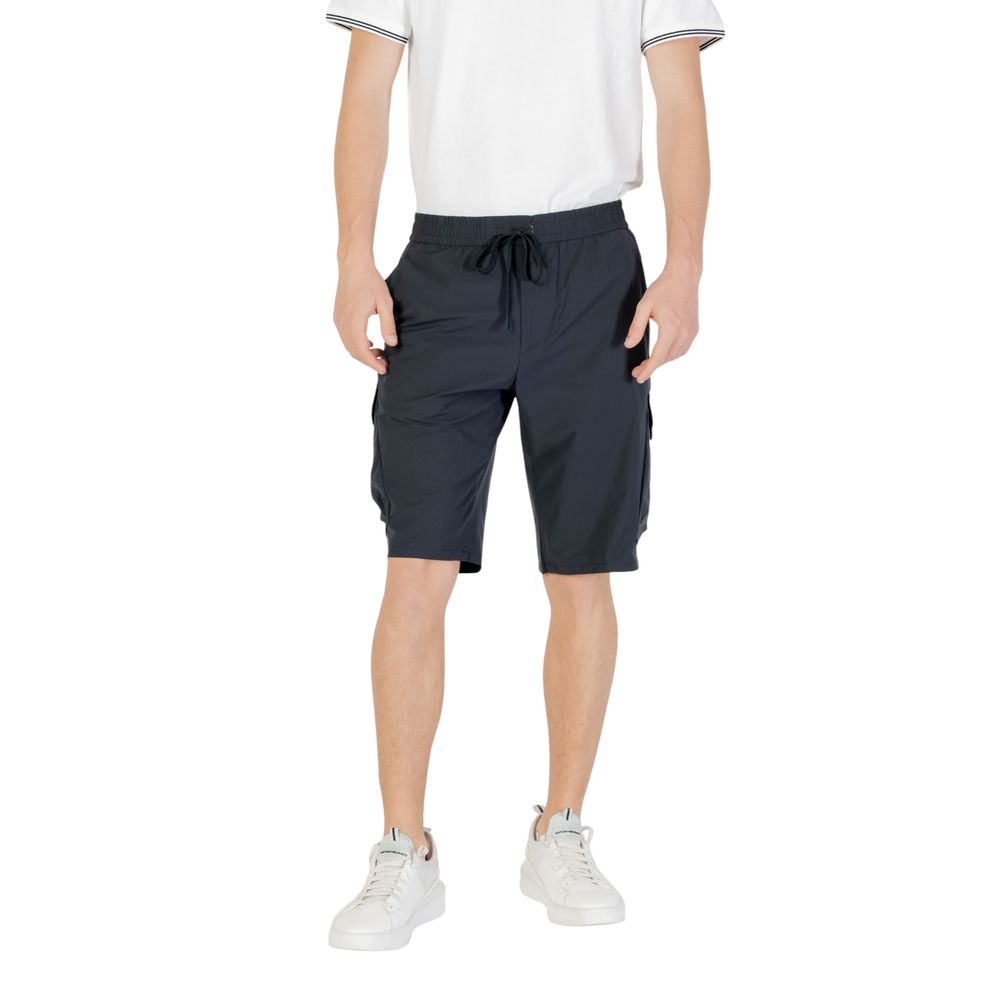 Hugo Boss Blue Polyester Bermuda Shorts | Regal Royce