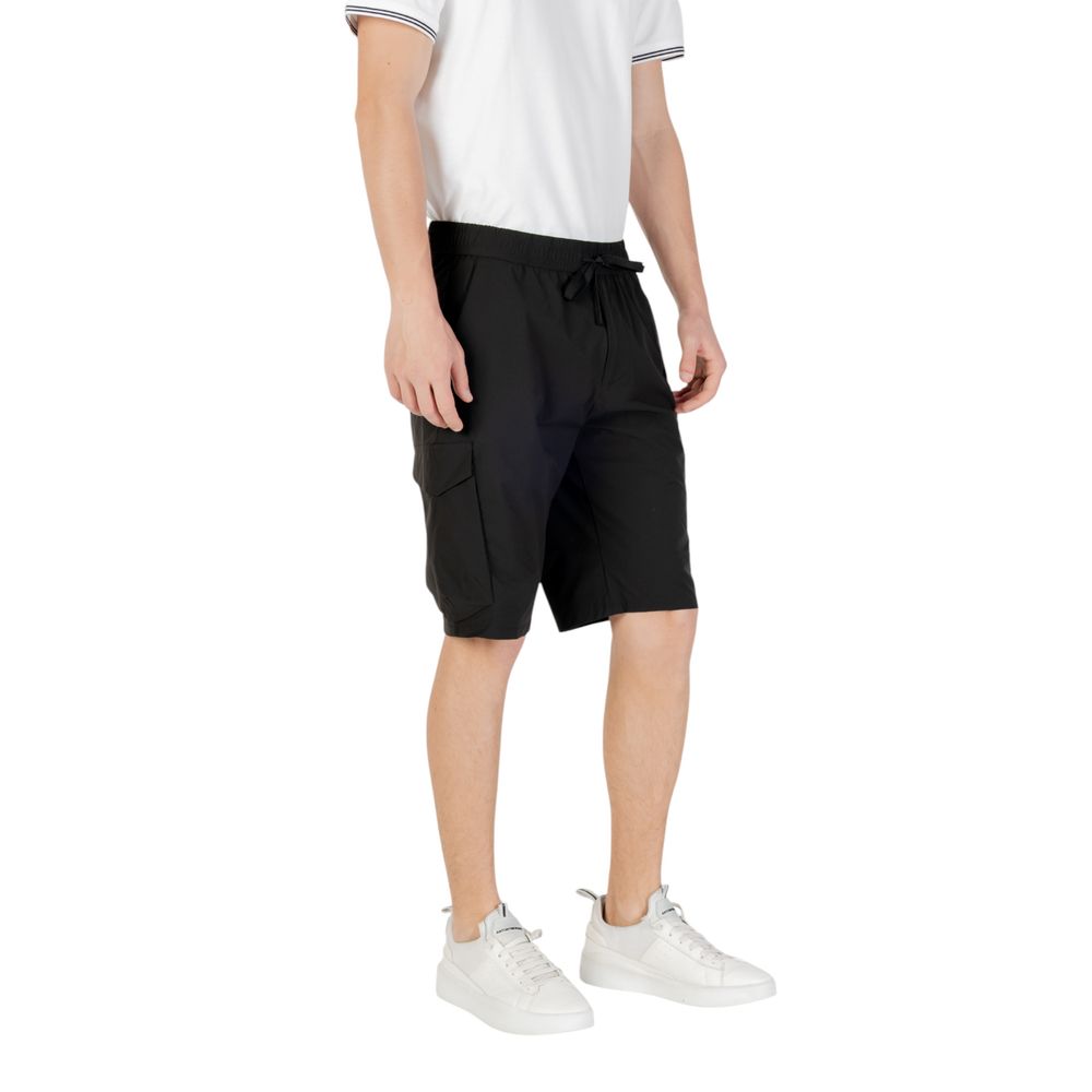 Hugo Boss Black Polyester Bermuda Shorts | Regal Royce