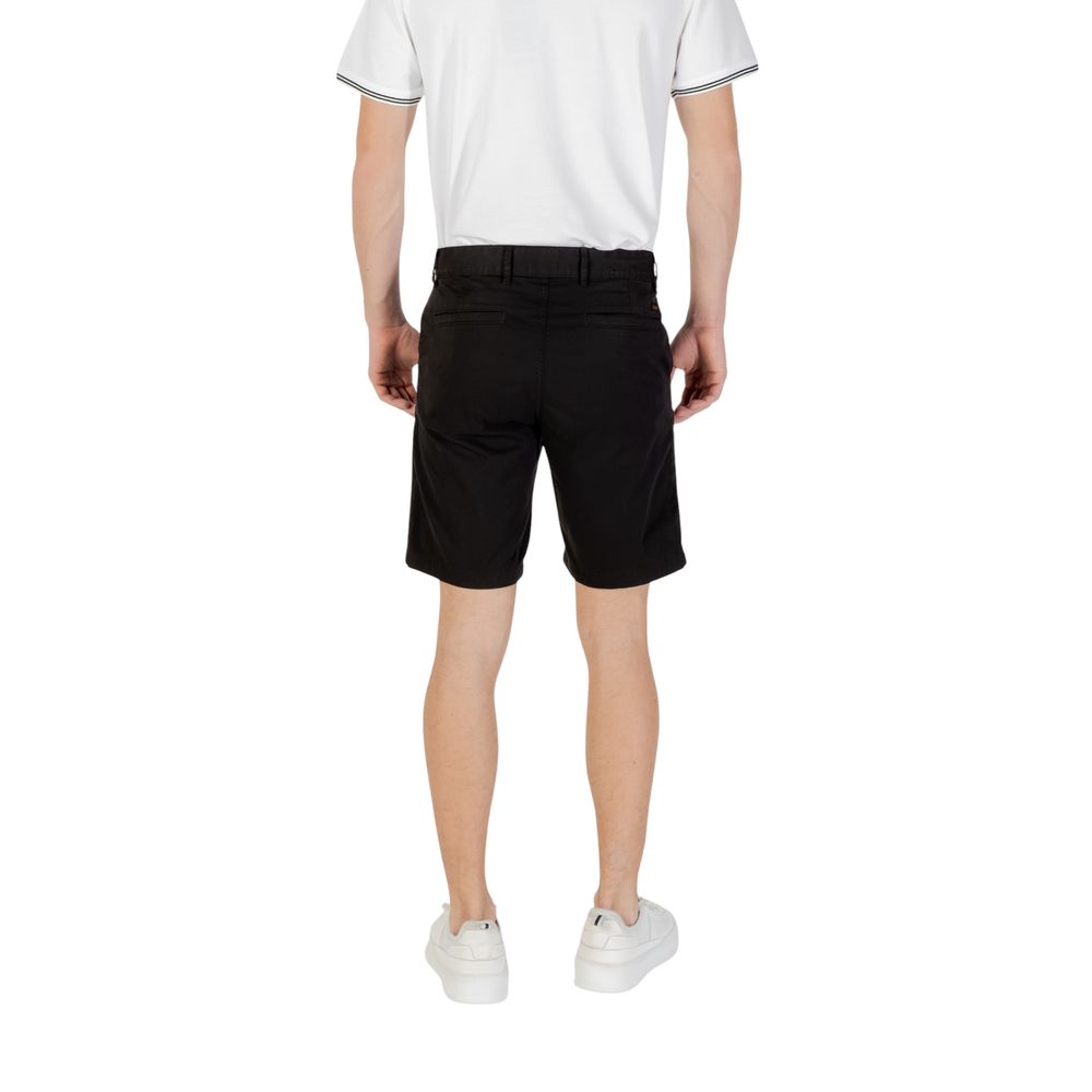 Hugo Boss Black Cotton Bermuda Shorts | Regal Royce