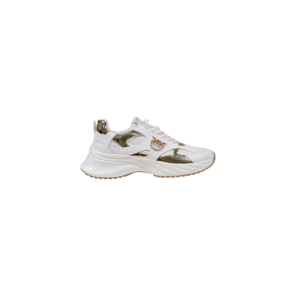 PINKO White Leather Chunky Sneakers | Regal Royce