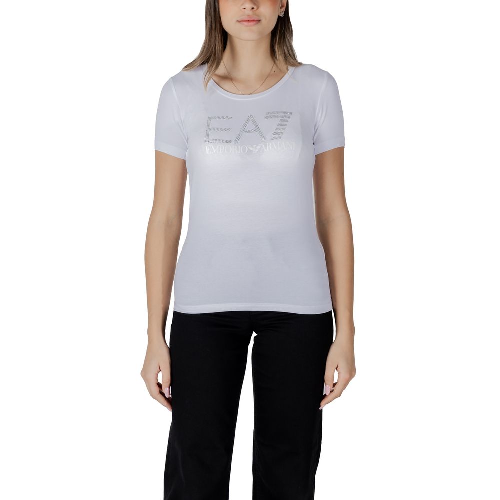 EA7 Emporio Armani White Cotton Sportswear | Regal Royce