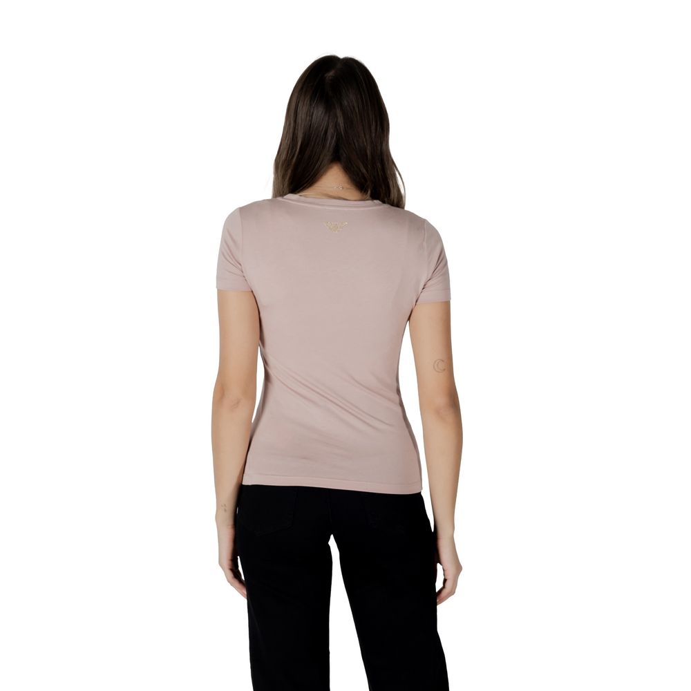 EA7 Emporio Armani Pink Modal T-Shirt | Regal Royce