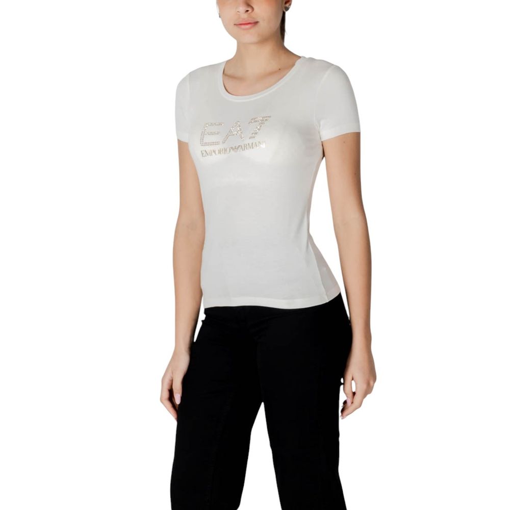 EA7 Emporio Armani Cream Modal Sportswear | Regal Royce