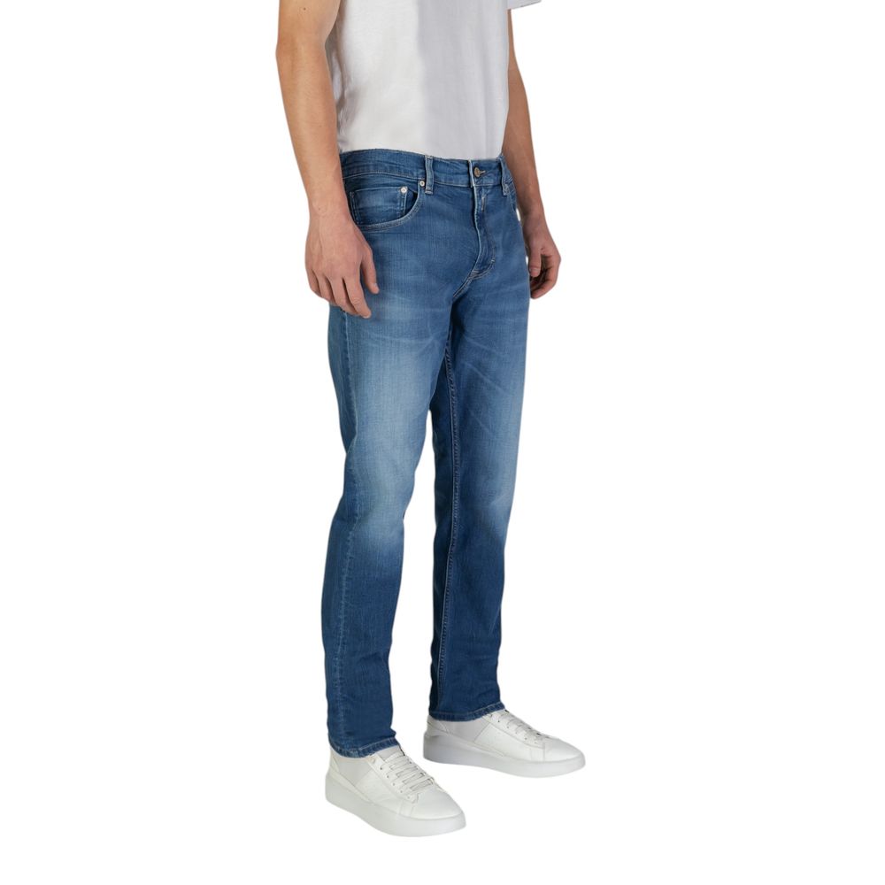 Replay Blue Cotton Slim Fit Jeans | Regal Royce
