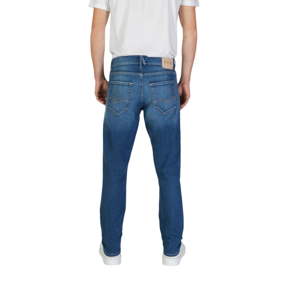 Replay Blue Cotton Slim Fit Jeans | Regal Royce