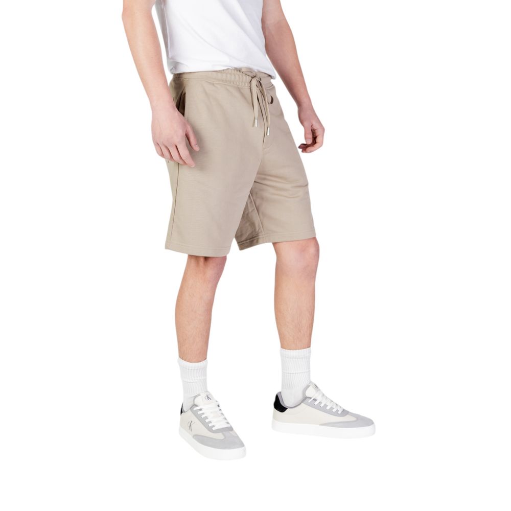 Replay Beige Cotton Bermuda Shorts | Regal Royce