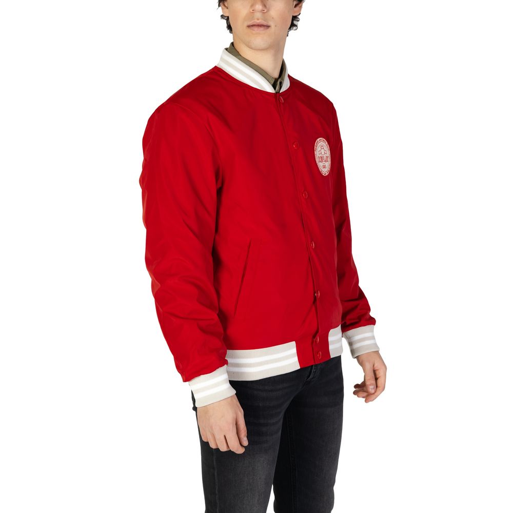 Replay Red Cotton Bomber | Regal Royce