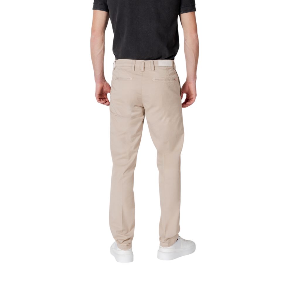 Replay Beige Cotton Casual Pants | Regal Royce