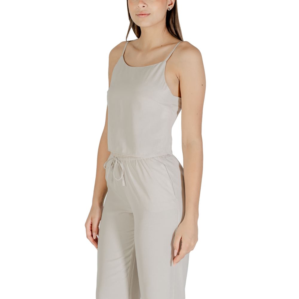 Only Beige Recycled Polyester Top | Regal Royce