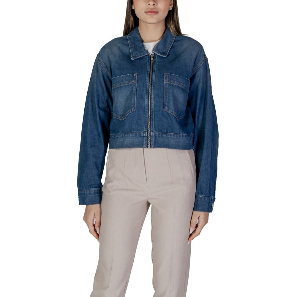Replay Blue Cotton Denim Jacket | Regal Royce