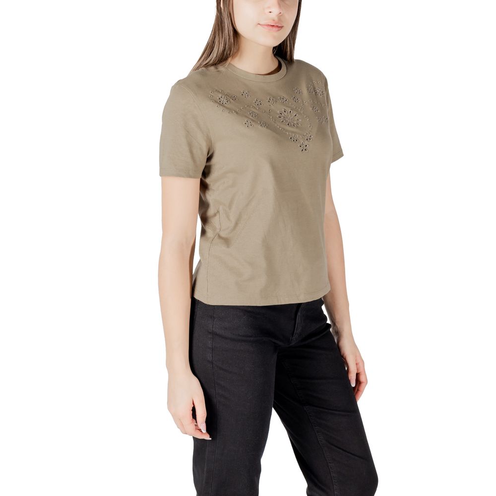 Jacqueline De Yong Bicolor Cotton T-Shirt | Regal Royce