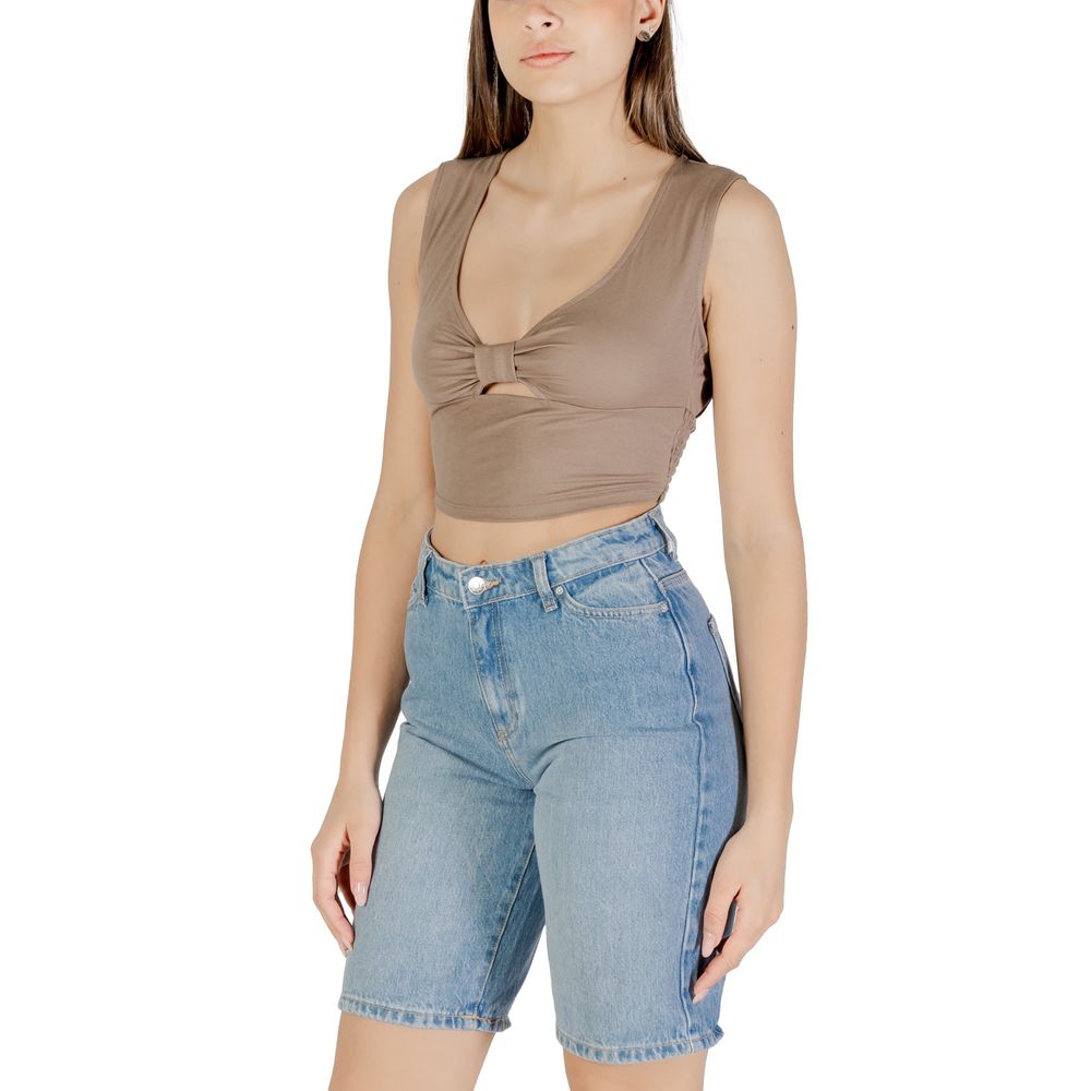 Only Brown Viscose Top | Regal Royce