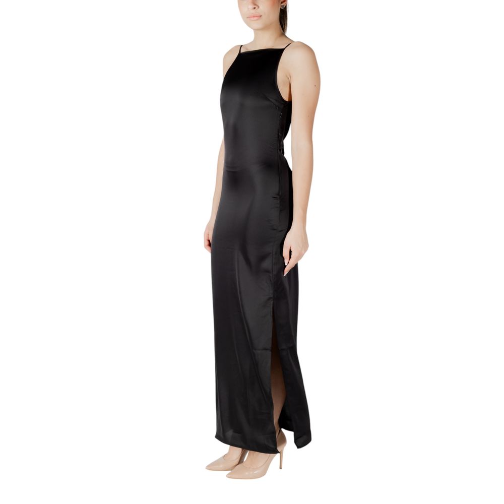Only Black Recycled Polyester Long Dress | Regal Royce