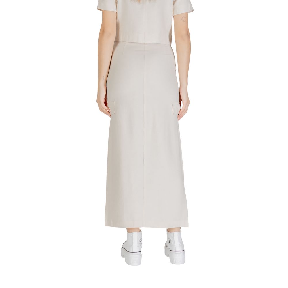 Jacqueline De Yong Bicolor Viscose Long Skirt | Regal Royce