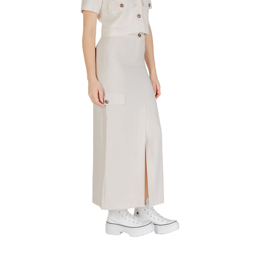 Jacqueline De Yong Bicolor Viscose Long Skirt | Regal Royce