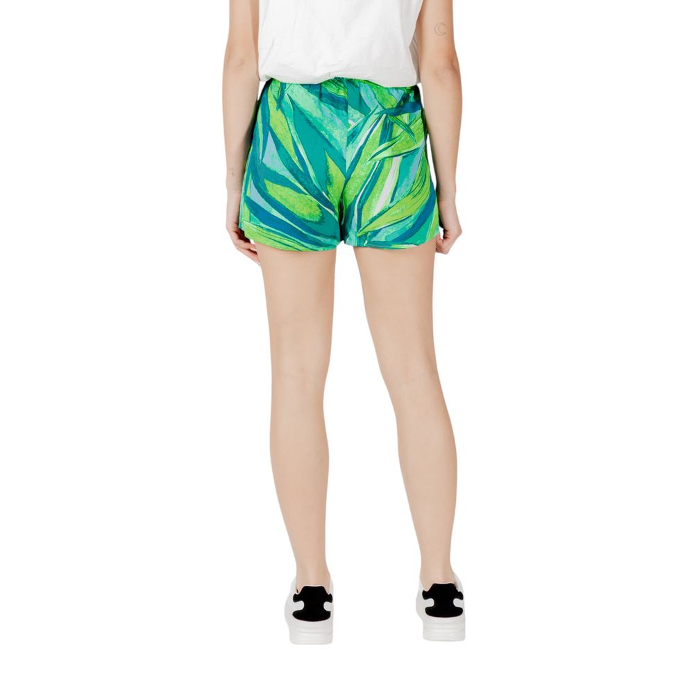 Only Green Viscose Shorts | Regal Royce