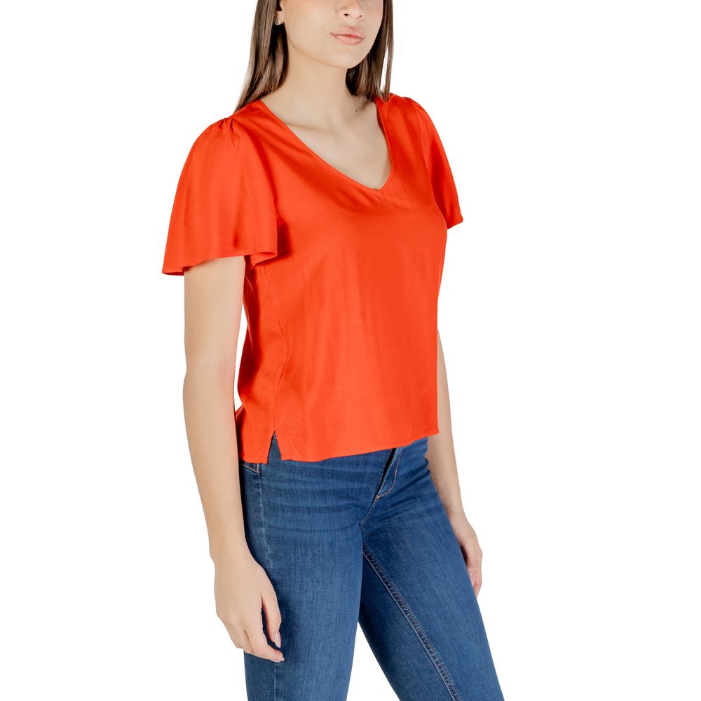 Vero Moda Red Viscose Blouse | Regal Royce