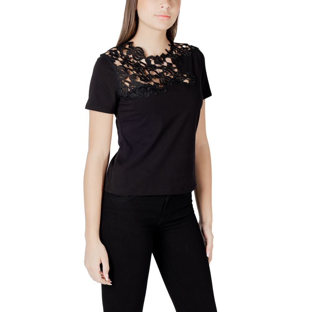 Morgan De Toi Black Cotton T-Shirt | Regal Royce