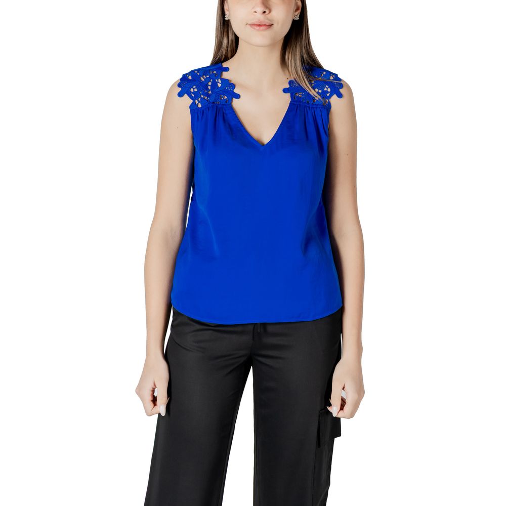 Morgan De Toi Blue Polyester Tank Tops | Regal Royce