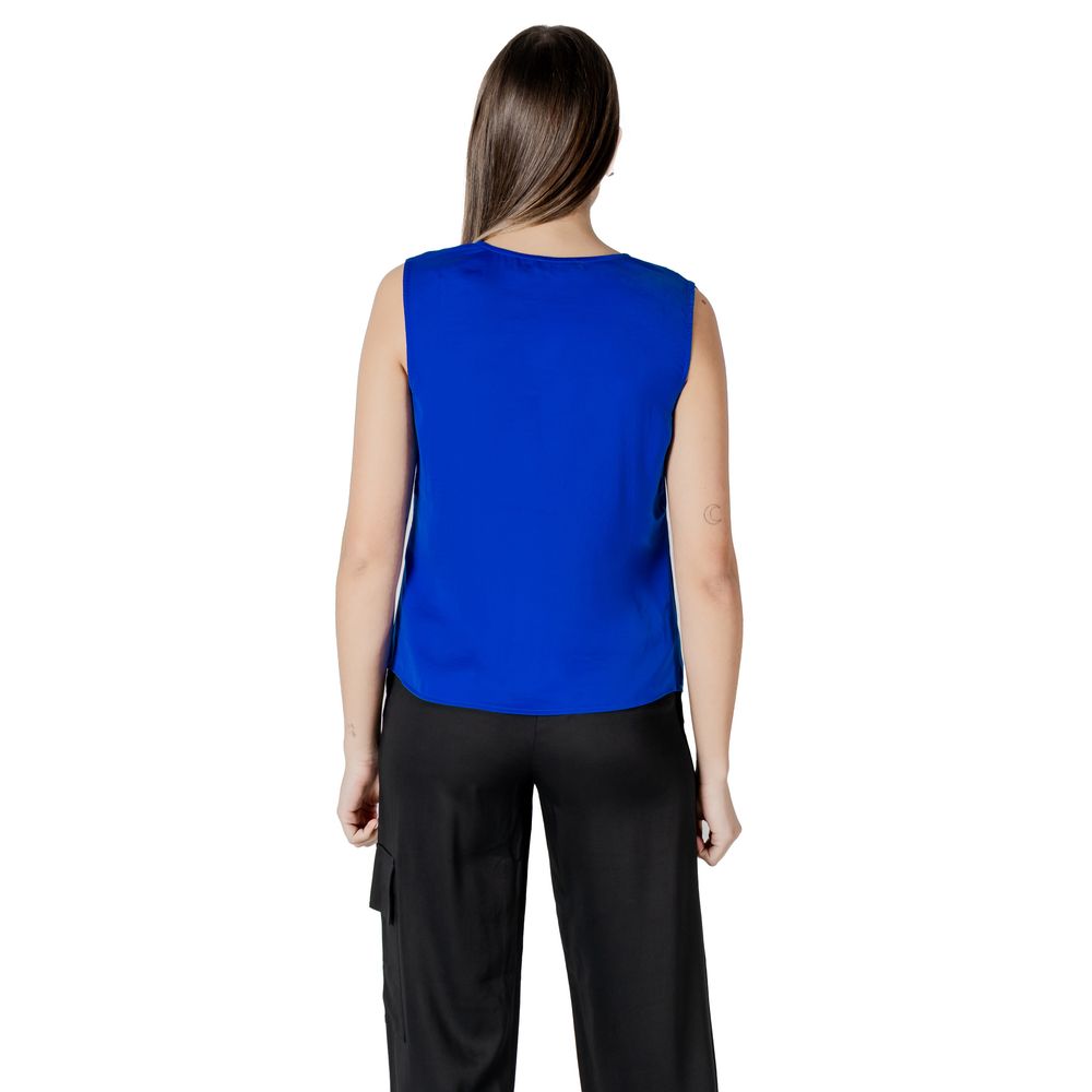 Morgan De Toi Blue Polyester Tank Tops | Regal Royce