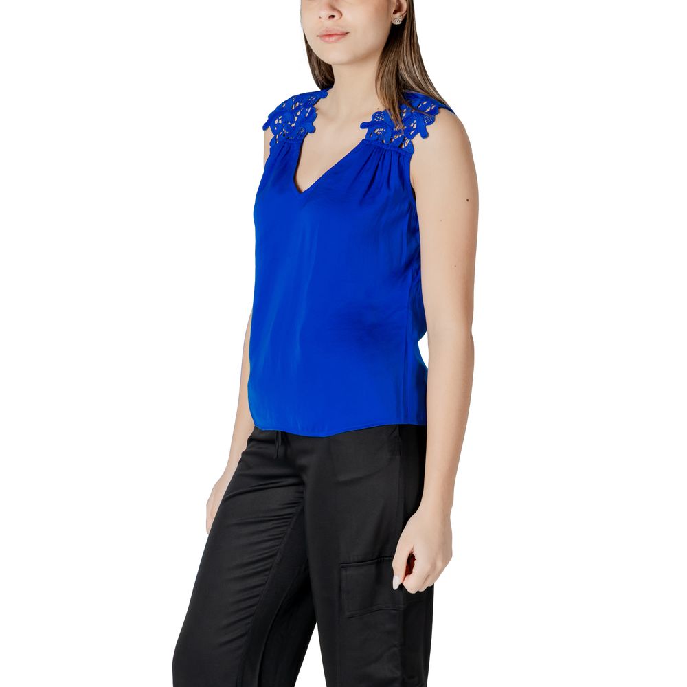 Morgan De Toi Blue Polyester Tank Tops | Regal Royce