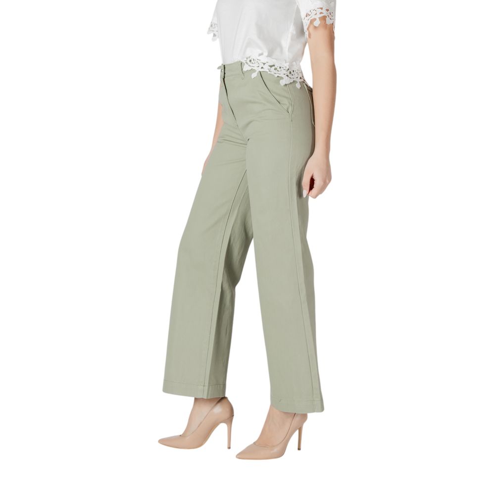 Morgan De Toi Green Cotton Relaxed Fit Jeans | Regal Royce