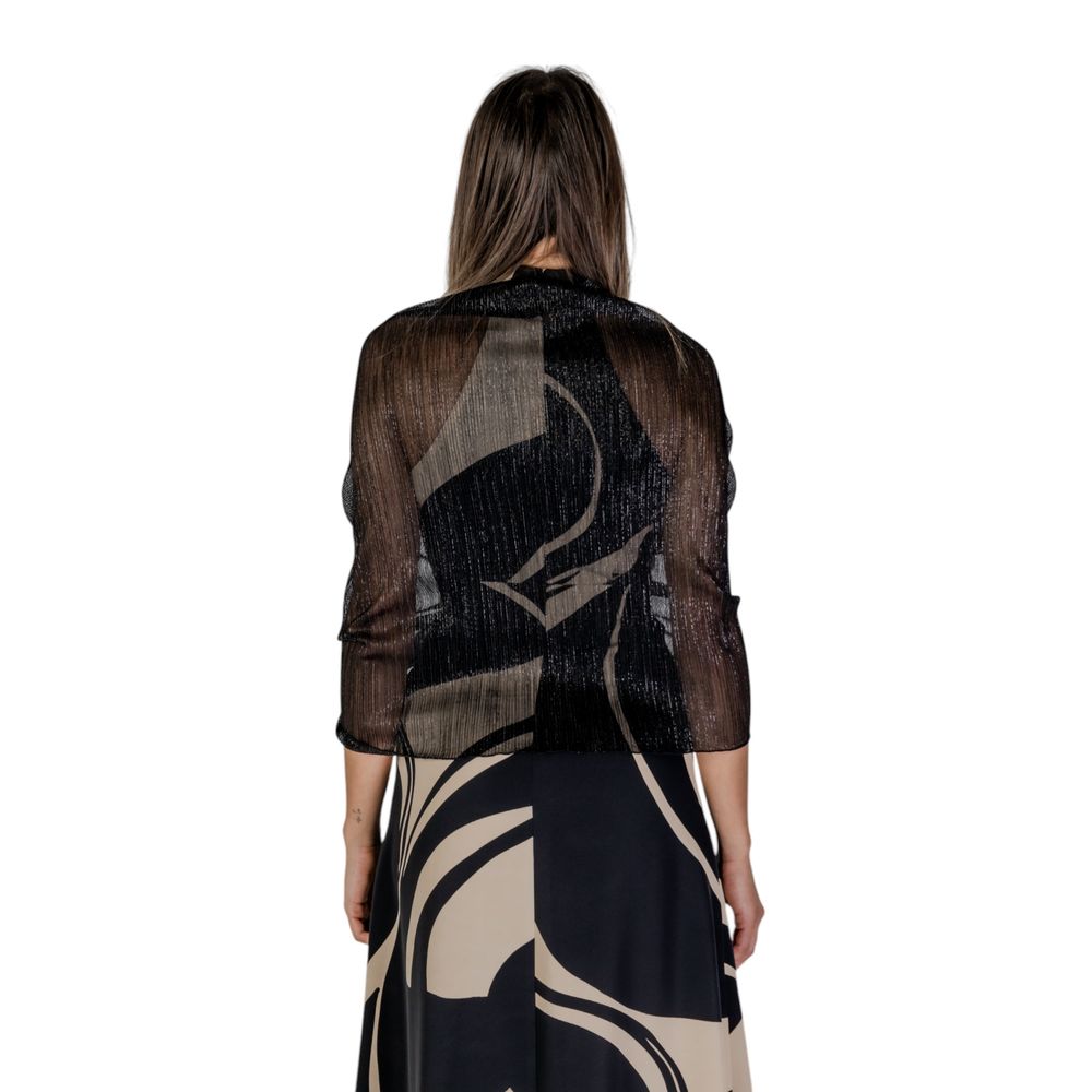 Rinascimento Black Polyester Scarf | Regal Royce