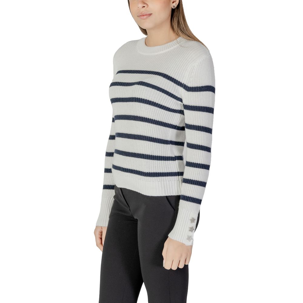 Morgan De Toi White Cotton Sweatshirt | Regal Royce
