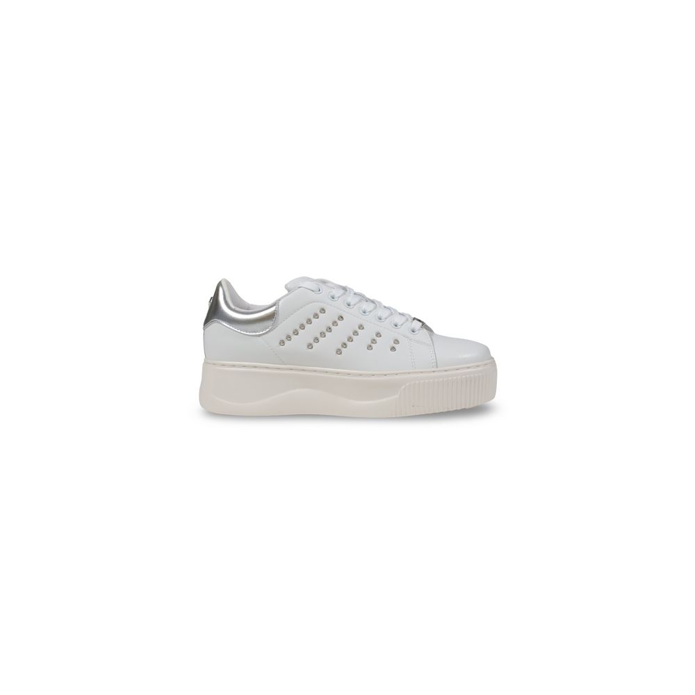 Cult White Leather Low Top Sneakers | Regal Royce