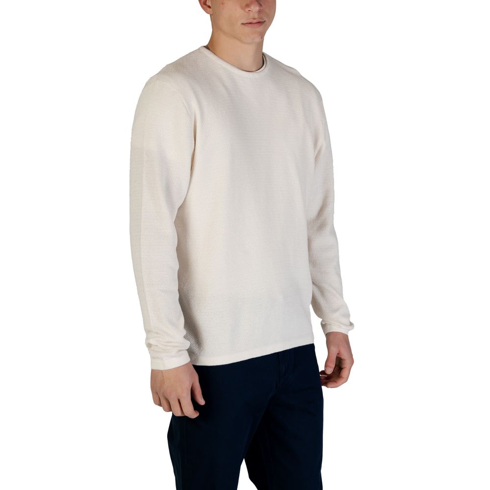 Jack Jones White Cotton Sweatshirt | Regal Royce