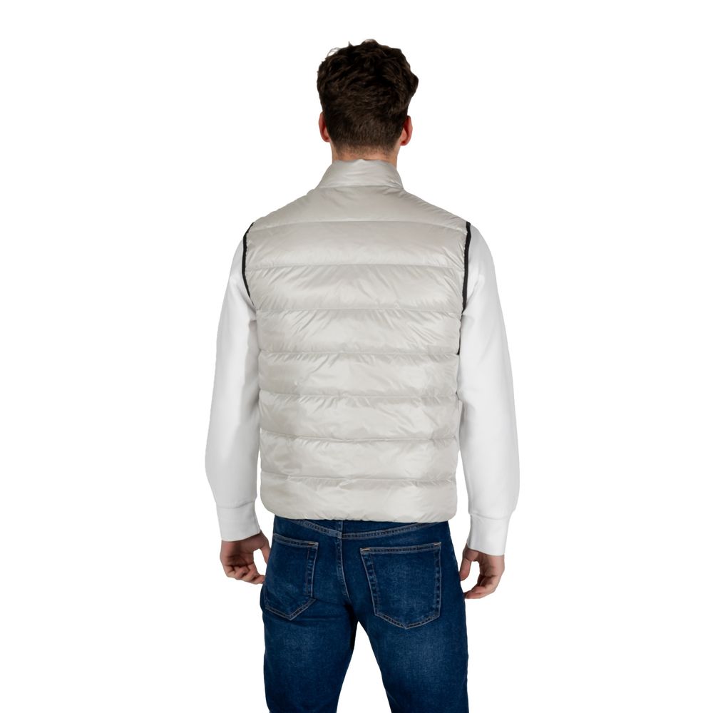 Blauer Gray Polyamide Sleveless Jacket | Regal Royce
