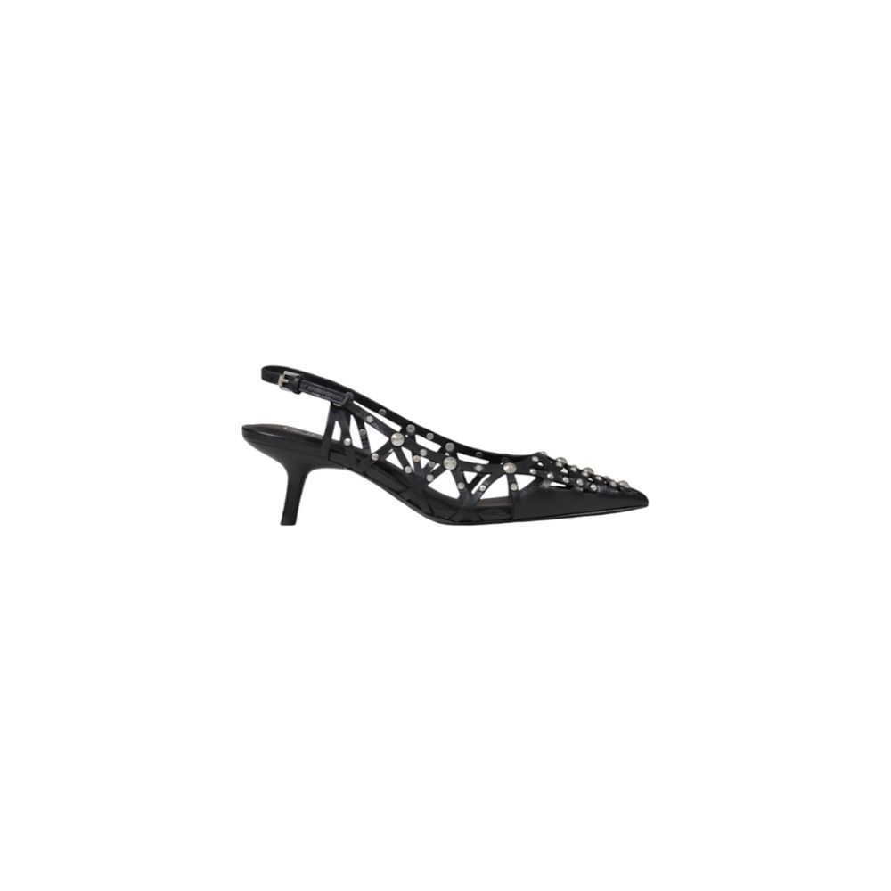 ASH Black Leather High Heel Pumps | Regal Royce