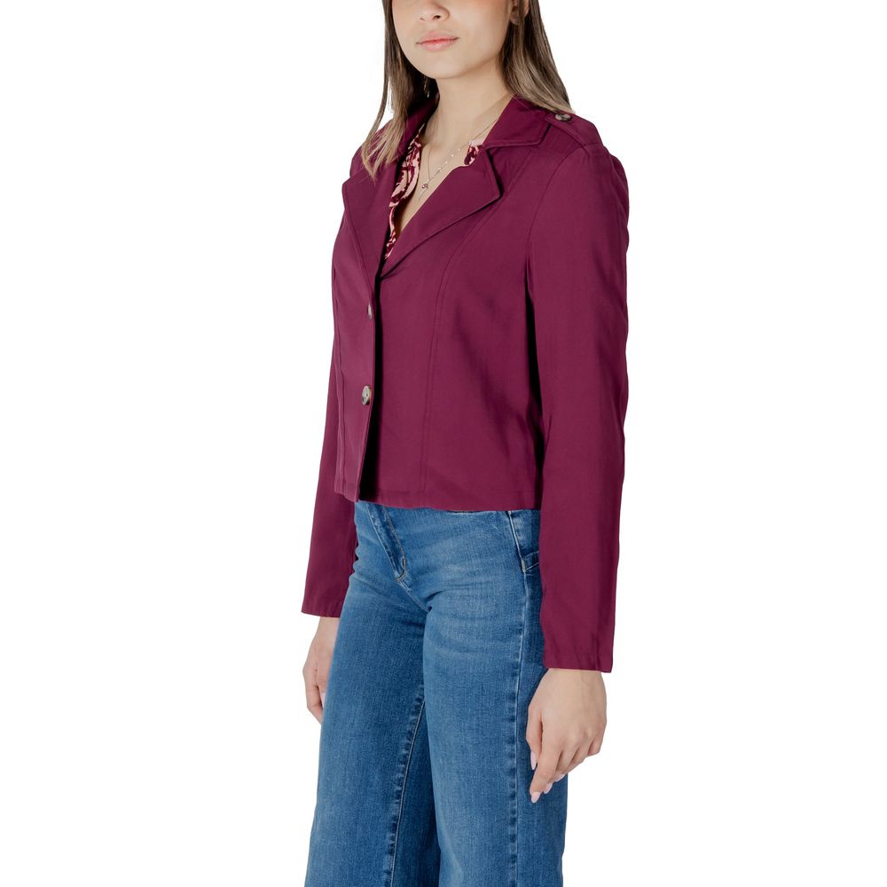 Street One Purple Viscose Parka | Regal Royce