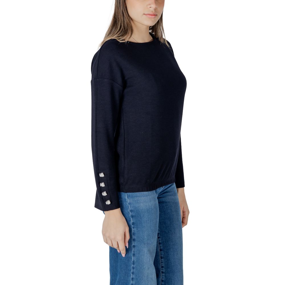Street One Blue Polyester Sweatshirt | Regal Royce