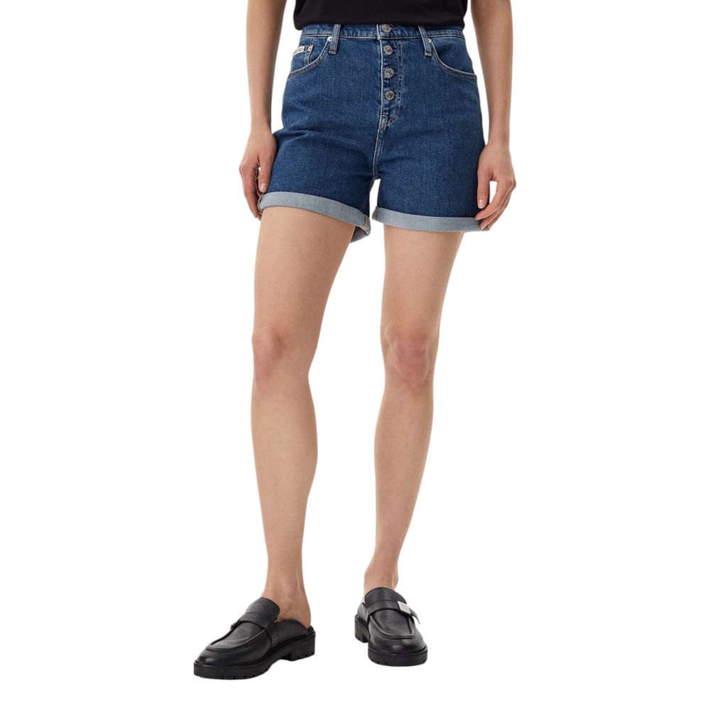 Calvin Klein Jeans Blue Cotton Shorts | Regal Royce