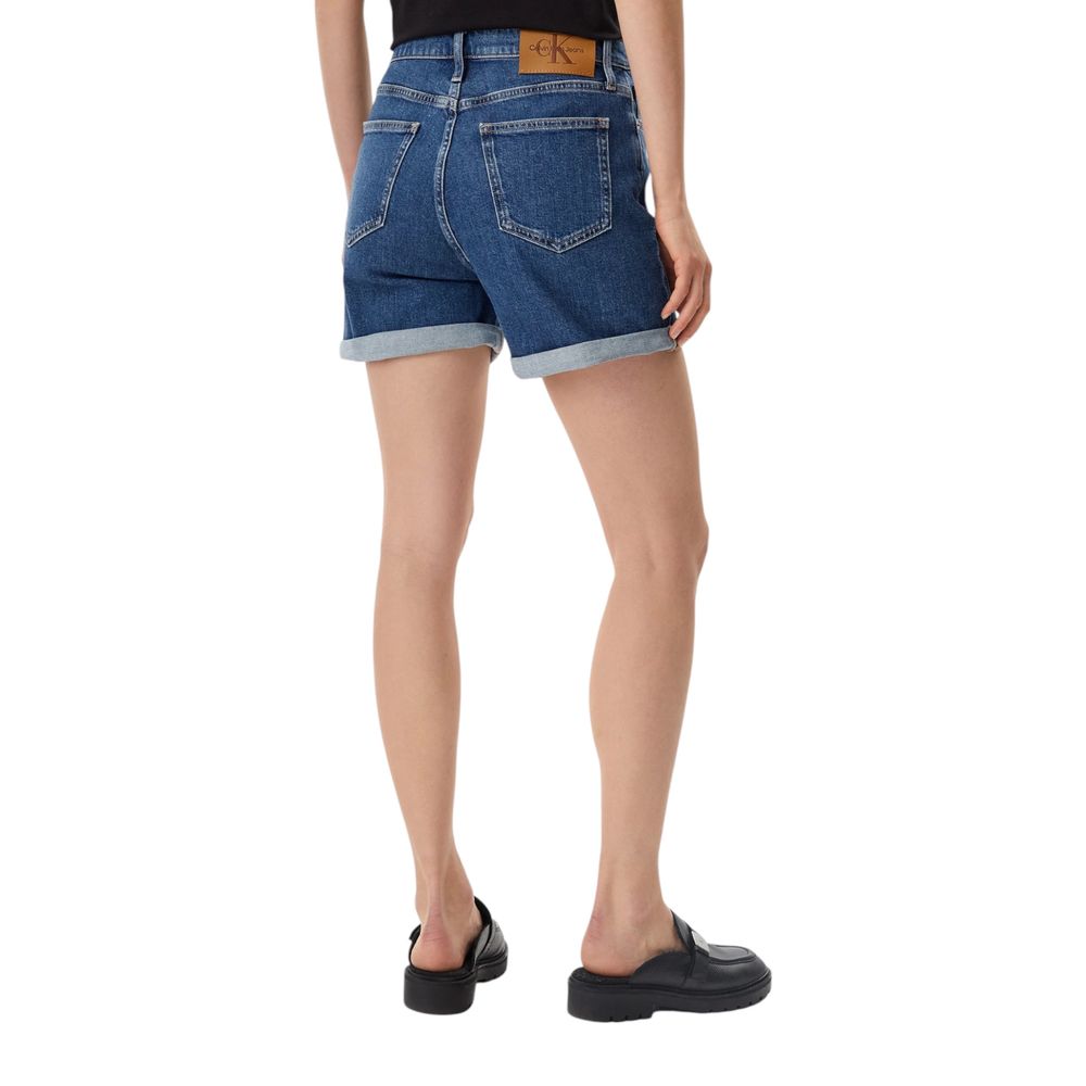 Calvin Klein Jeans Blue Cotton Shorts | Regal Royce