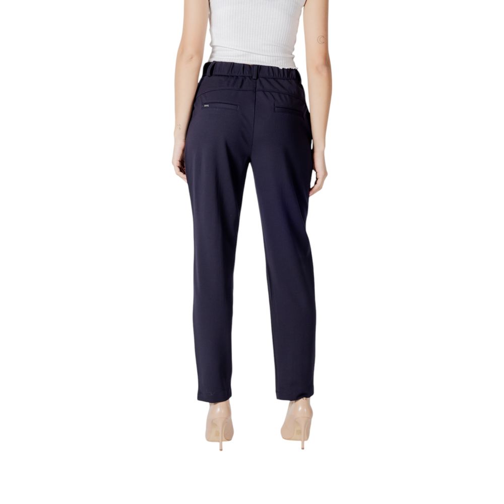 Street One Blue Viscose Pant | Regal Royce