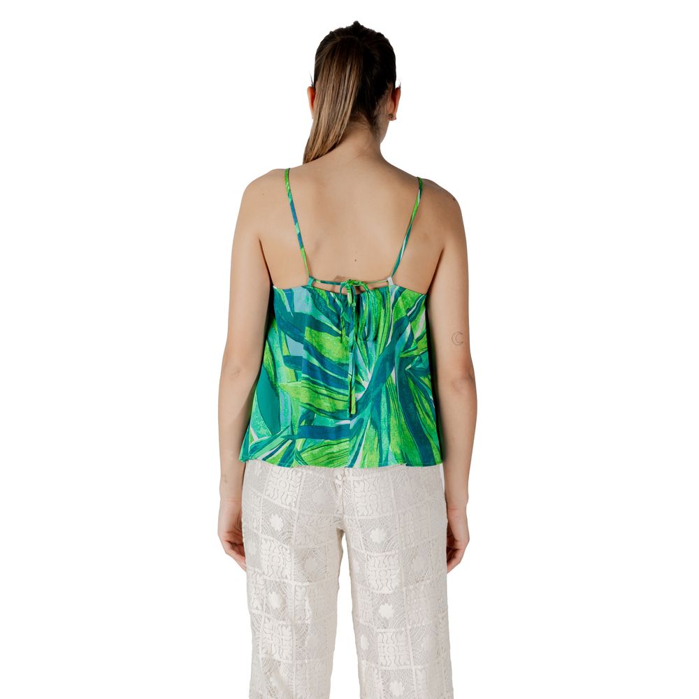 Only Green Viscose Tank Top | Regal Royce