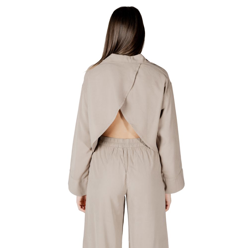 Only Beige Viscose Blouse | Regal Royce