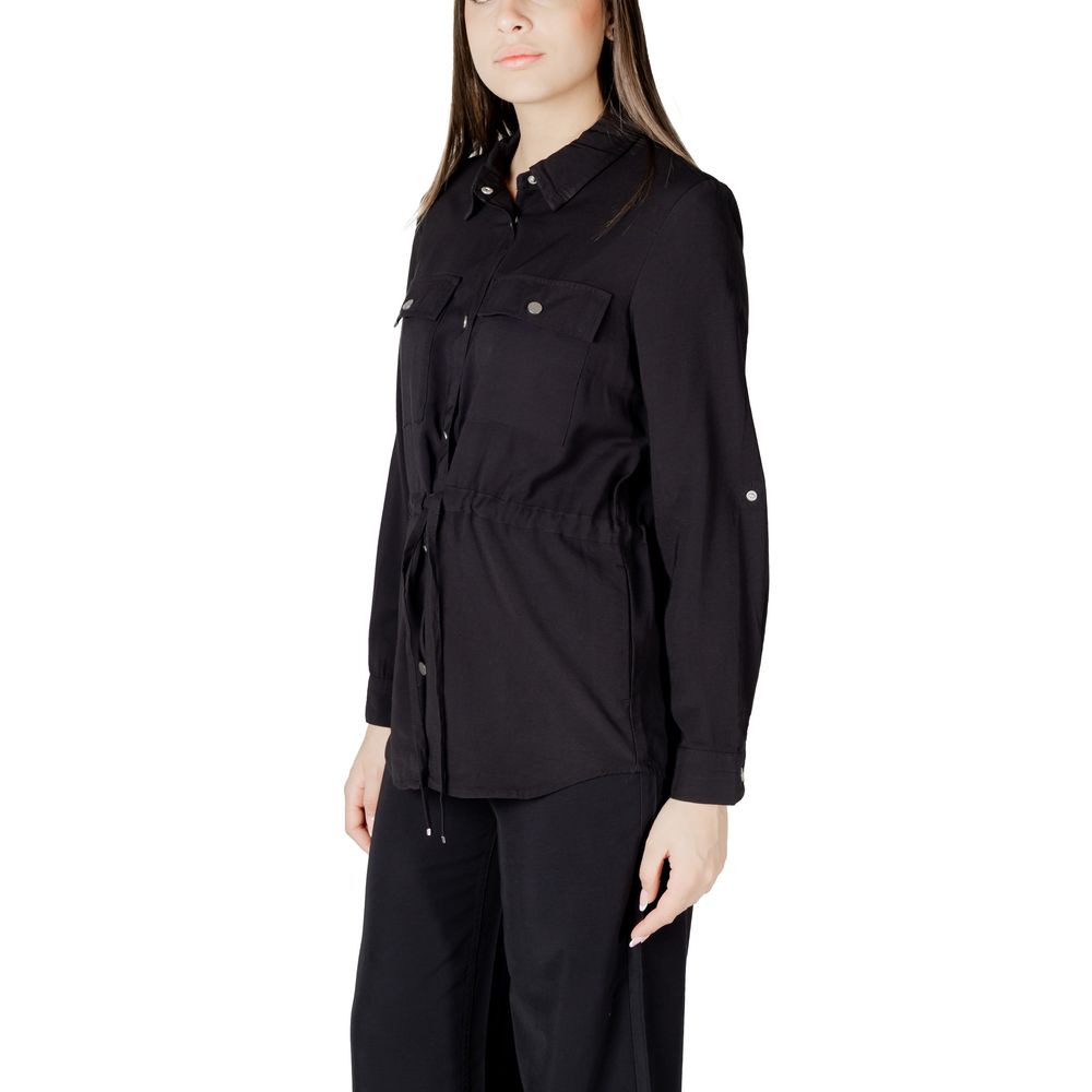 Only Black Viscose Blouse | Regal Royce