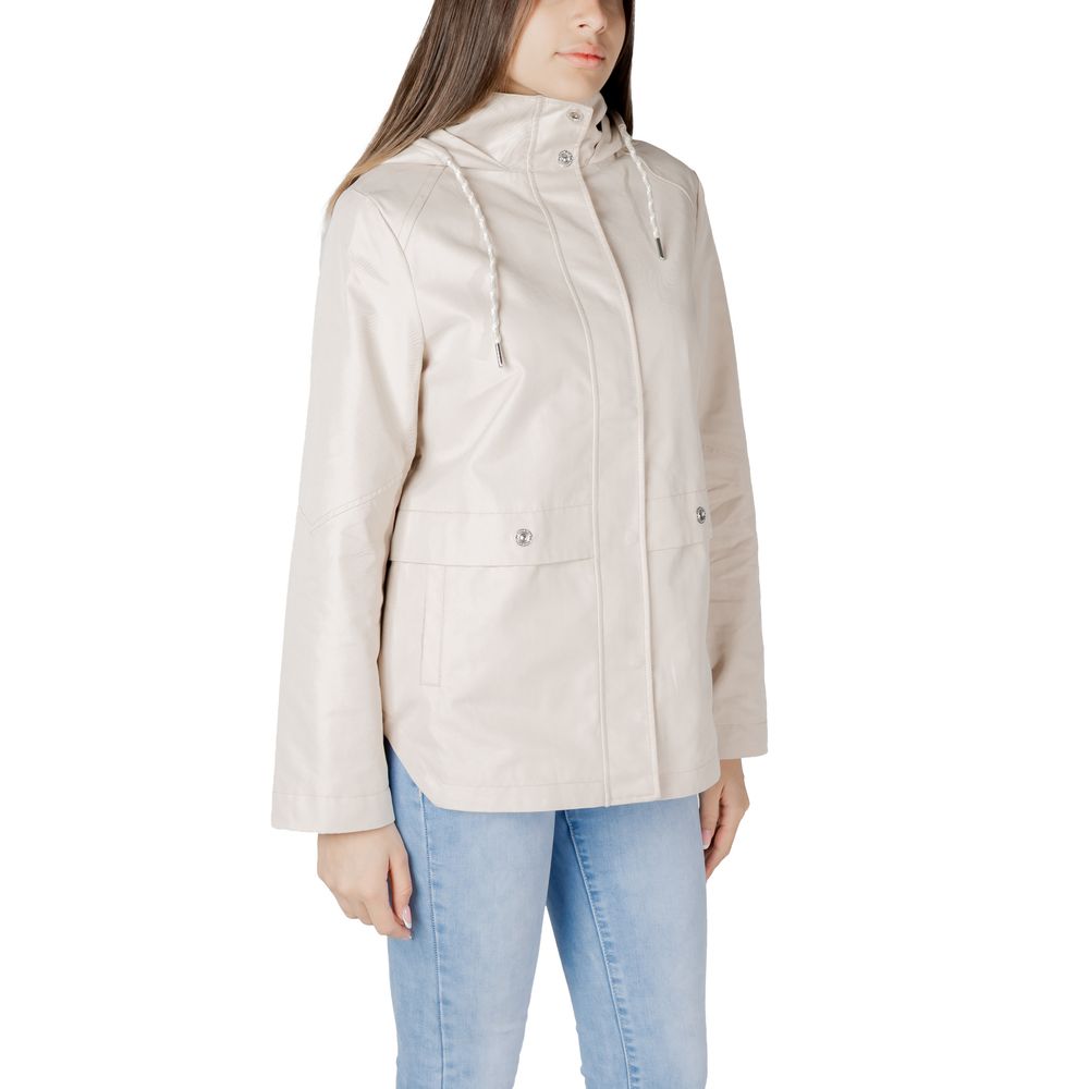 Street One Beige Cotton Parka | Regal Royce