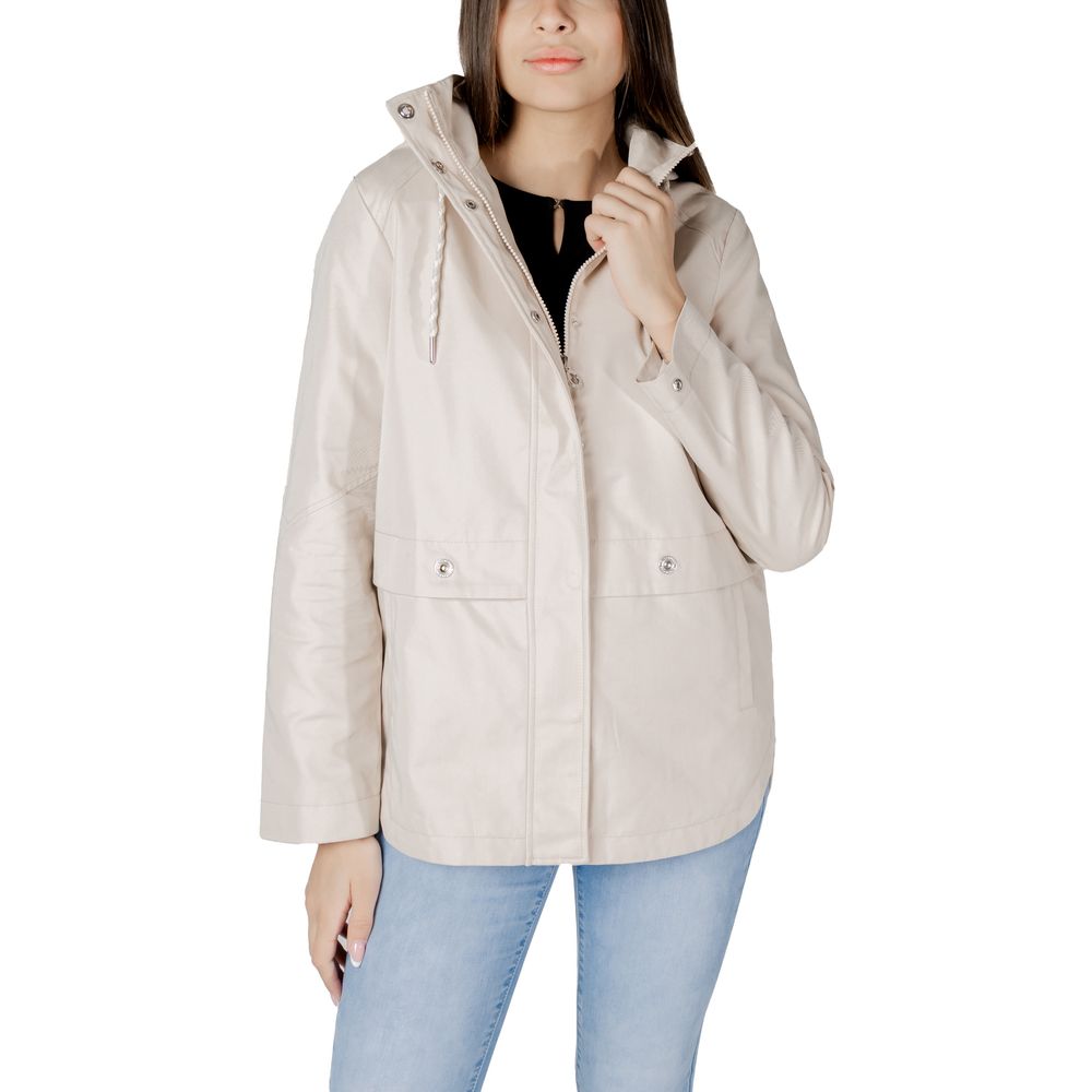 Street One Beige Cotton Parka | Regal Royce