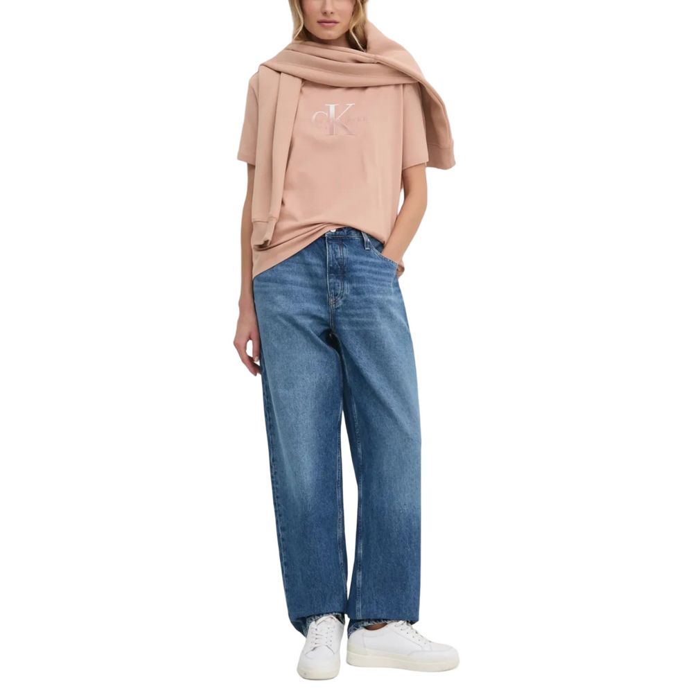 Calvin Klein Jeans Blue Cotton Mom Jeans | Regal Royce