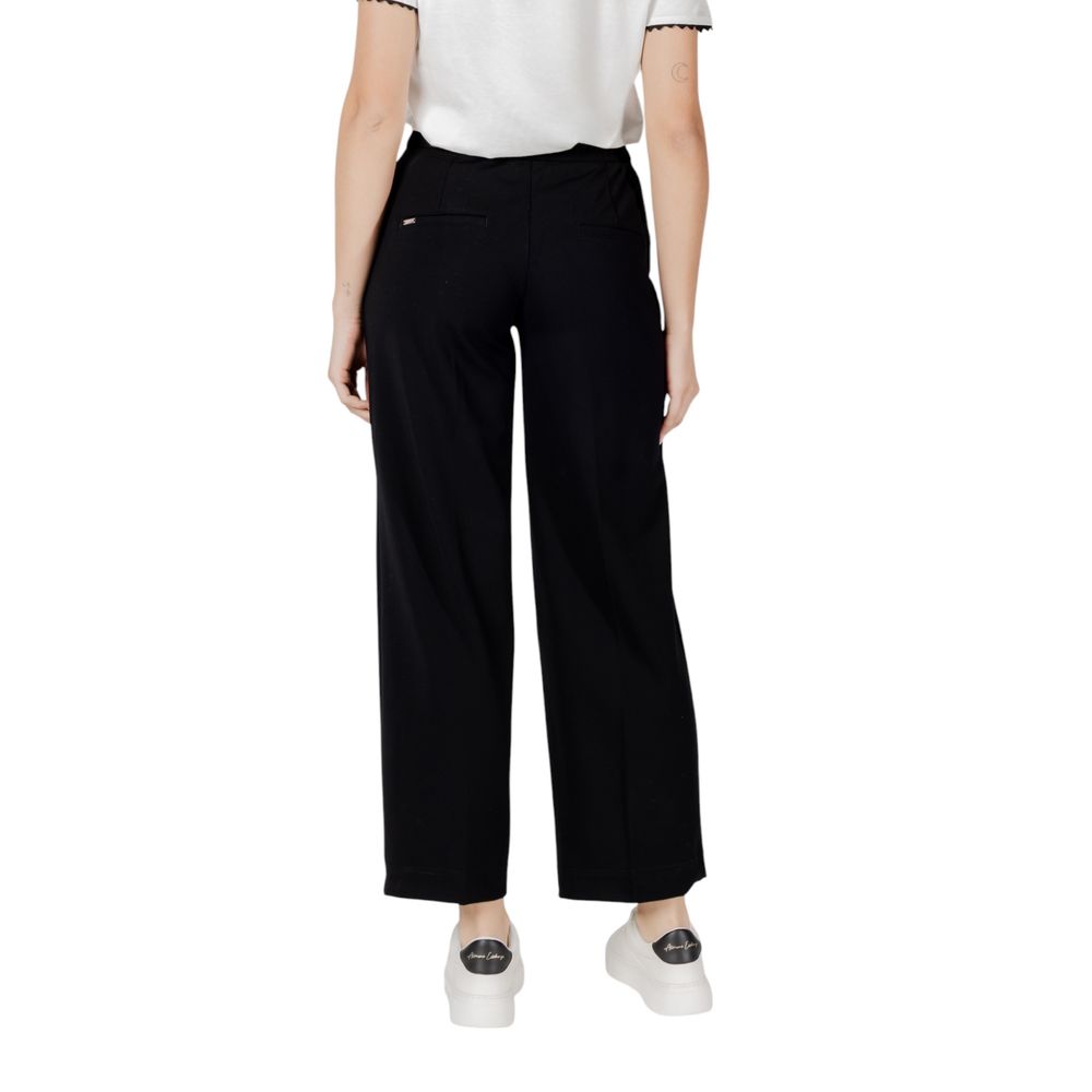 Street One Black Viscose Casual Pants
